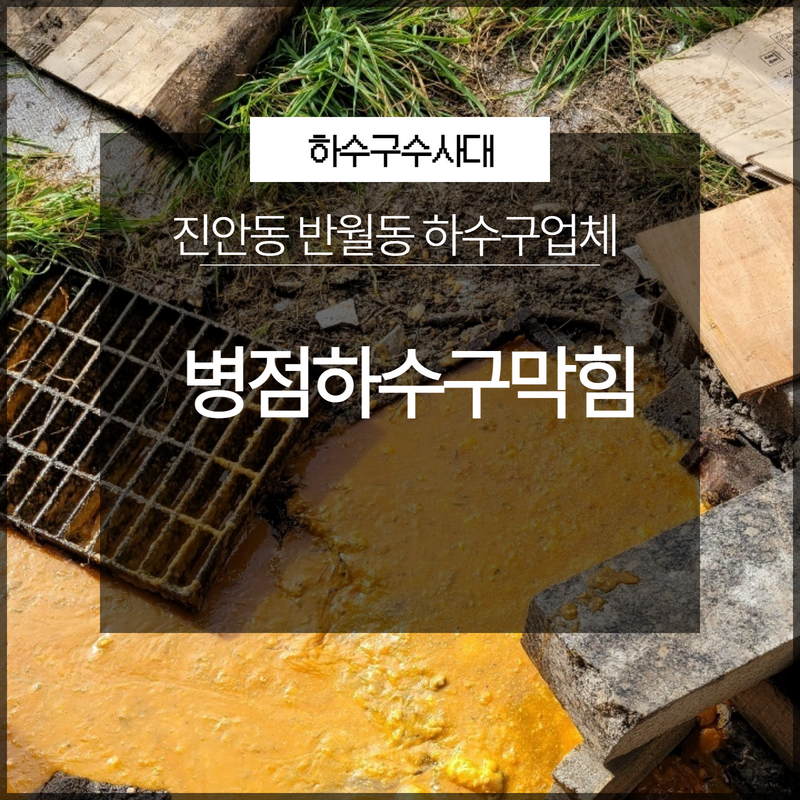 화성시 병점하수구막힘 진안동 반월동 하수구업체 전문가의 도움으로 - 화성 병점 싱크대막힘 현장 이미지