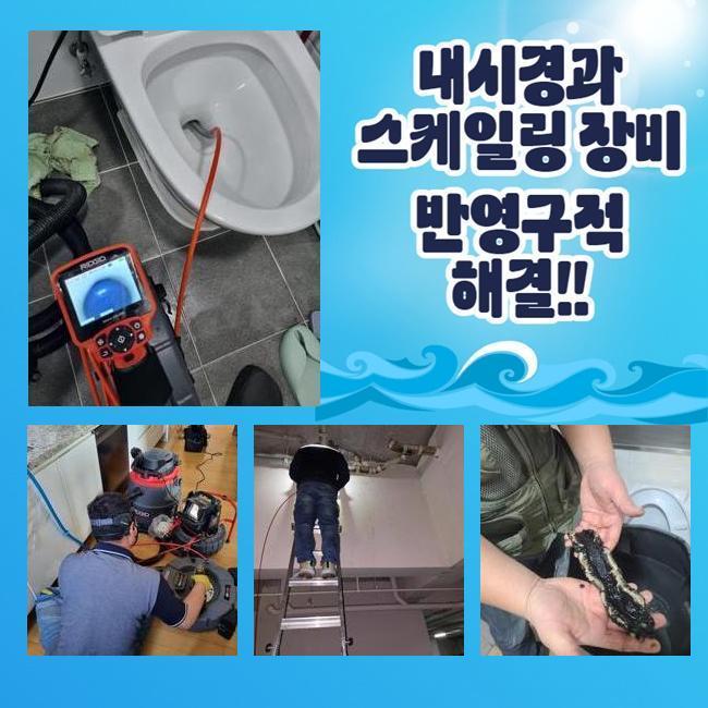 완주군 부안군 하수관막힘 광주 배관내시경카메라 설비 - 광주 배관막힘 현장 이미지