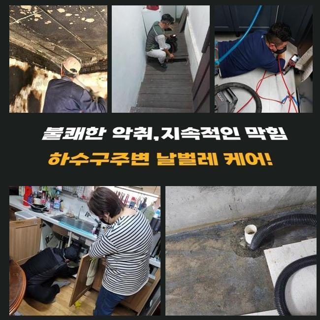 삼동하수도막힘 청계동 집수정청소 설비출장 - 용인 하수구막힘 현장 이미지